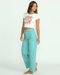 Free Fall High-Waist Pants - Misty Blue | Billabong Women