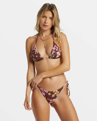 Free To Be Tie Side Tanga Bikini Bottom - Choc Chip | Billabong Women