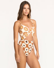Fresh Daze Mika One-Piece Swimsuit - Sunburnt | Billabong Women