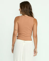 Fun Times Knit Tank - Rose Brown | Billabong Women