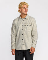 Furnace Long Sleeve Flannel Shirt - Gravel | Billabong Men