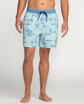 Good Times Laybacks 16" Trunks - Dusty Blue | Billabong Men