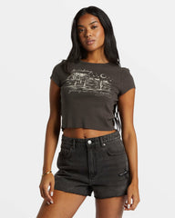 High Tides Denim Shorts - Fade To Black | Billabong Women