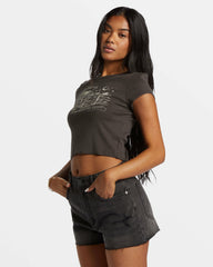 High Tides Denim Shorts - Fade To Black | Billabong Women