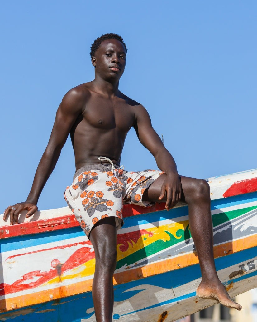 Billabong x Mami Wata Icons Laybacks 17" Trunks - Stone | Billabong Men