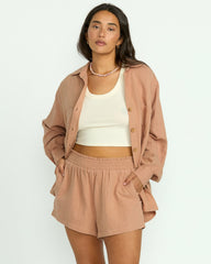 In The Waves Short - Rose Brown | Billabong Women