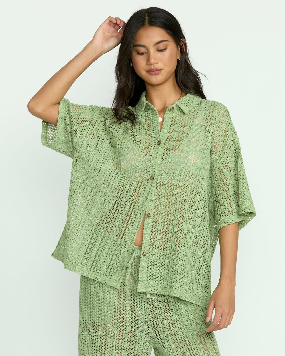 Largo Overshirt - Pistachio | Billabong Women
