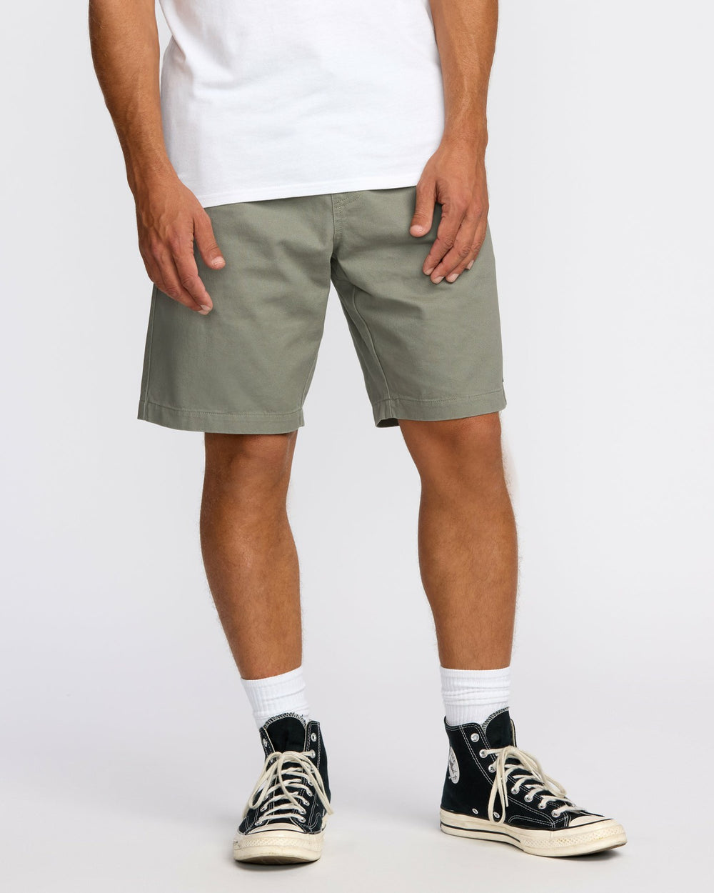 Larry Laybacks 19" Twill Shorts - Green Ash | Billabong Men