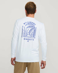 Last Night Loose Fit Long Sleeve Surf Tee - White | Billabong Men