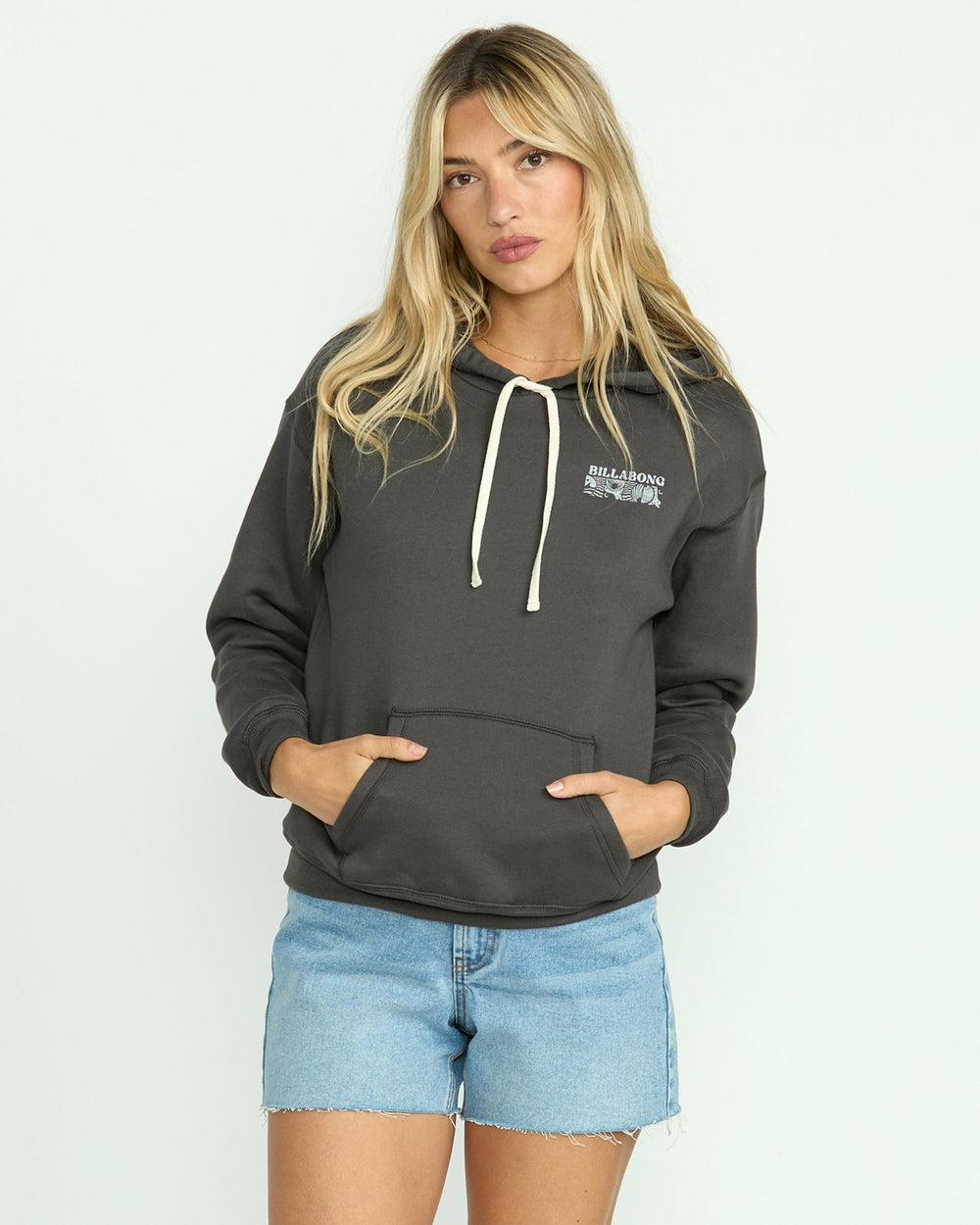 Miles Apart Hoodie - Off Black | Billabong Women