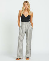 New Waves 2 Elastic Waist Pants - Black Pebble | Billabong Women