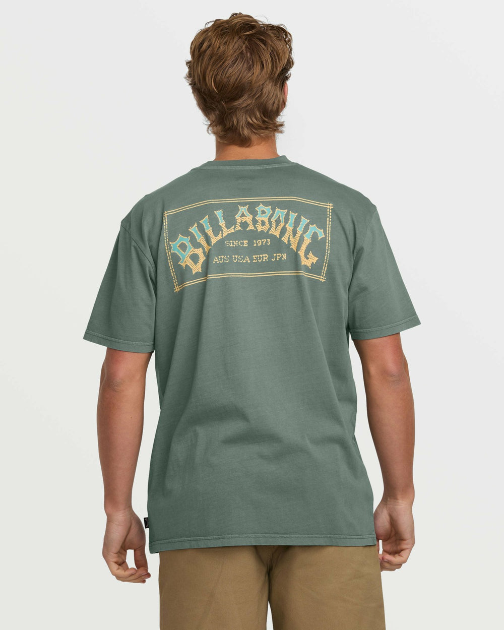 Original Arch Premium Wave Wash Tee - Dark Slate | Billabong Men
