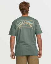 Original Arch Premium Wave Wash Tee - Dark Slate | Billabong Men