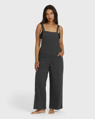 Pacific Time Jumpsuit - Black Sands | Billabong Women