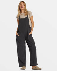 Pacific Time Jumpsuit - Black Sands | Billabong Women