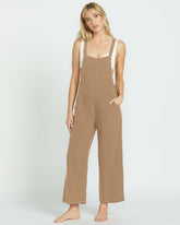 Pacific Time Jumpsuit - Khaki | Billabong Women