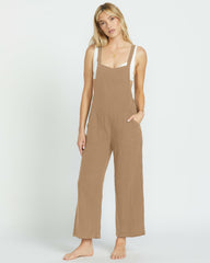 Pacific Time Jumpsuit - Khaki | Billabong Women
