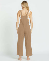 Pacific Time Jumpsuit - Khaki | Billabong Women