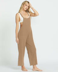 Pacific Time Jumpsuit - Khaki | Billabong Women