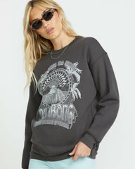 Palm Classics Crew Sweatshirt - Off Black | Billabong Women