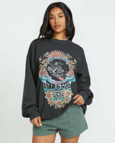 Ride In Crew Sweatshirt - Black Sands | Billabong Women