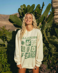 Ride In Crew Sweatshirt - Whitecap | Billabong Women