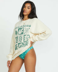 Ride In Crew Sweatshirt - Whitecap | Billabong Women