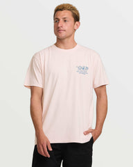 Roll Premium Wave Wash Tee - Light Pink | Billabong Men