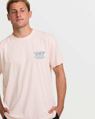 Roll Premium Wave Wash Tee - Light Pink | Billabong Men