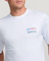 Runner Loose Fit Short Sleeve Surf Tee - White | Billabong Men
