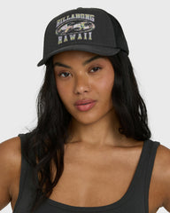 Shadow Tropics Hi Trucker Hat - Black Pebble | Billabong Women
