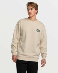 Short Sands Crew Sweatshirt - Oatmeal Heather | Billabong Men