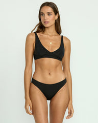 Sol Searcher Cami Plunge Bikini Top - Black Pebble | Billabong Women