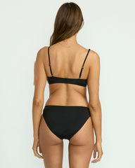 Sol Searcher Lowrider Bikini Bottom - Black Pebble | Billabong Women