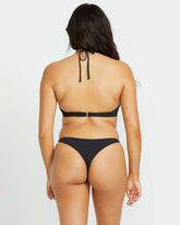 Sol Searcher Maya Bikini Bottom - Black Pebble | Billabong Women