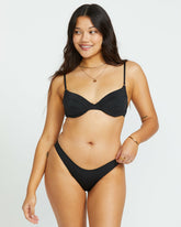 Sol Searcher Morgan Underwire Bikini Top - Black Pebble | Billabong Women