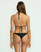 Sol Searcher Tie Side Tanga Bikini Bottom - Black Pebble | Billabong Women