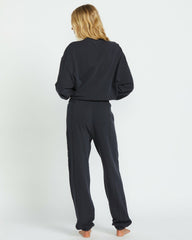 So Typical Elastic Waist Pants - Black Pebble | Billabong Women