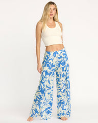 Split Spirit Elastic Waist Pants - True Blue | Billabong Women