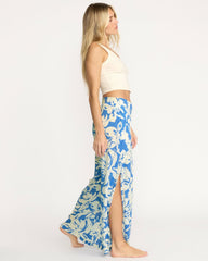 Split Spirit Elastic Waist Pants - True Blue | Billabong Women
