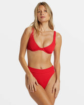 Summer High Ruby Underwire Bikini Top - Fiesta Red | Billabong Women