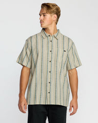 Sundays Jacquard Short Sleeve Shirt - Cream | Billabong Men