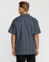 Sundays Jacquard Short Sleeve Shirt - Dark Navy | Billabong Men