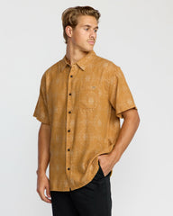 Sundays Jacquard Short Sleeve Shirt - Golden Haze | Billabong Men