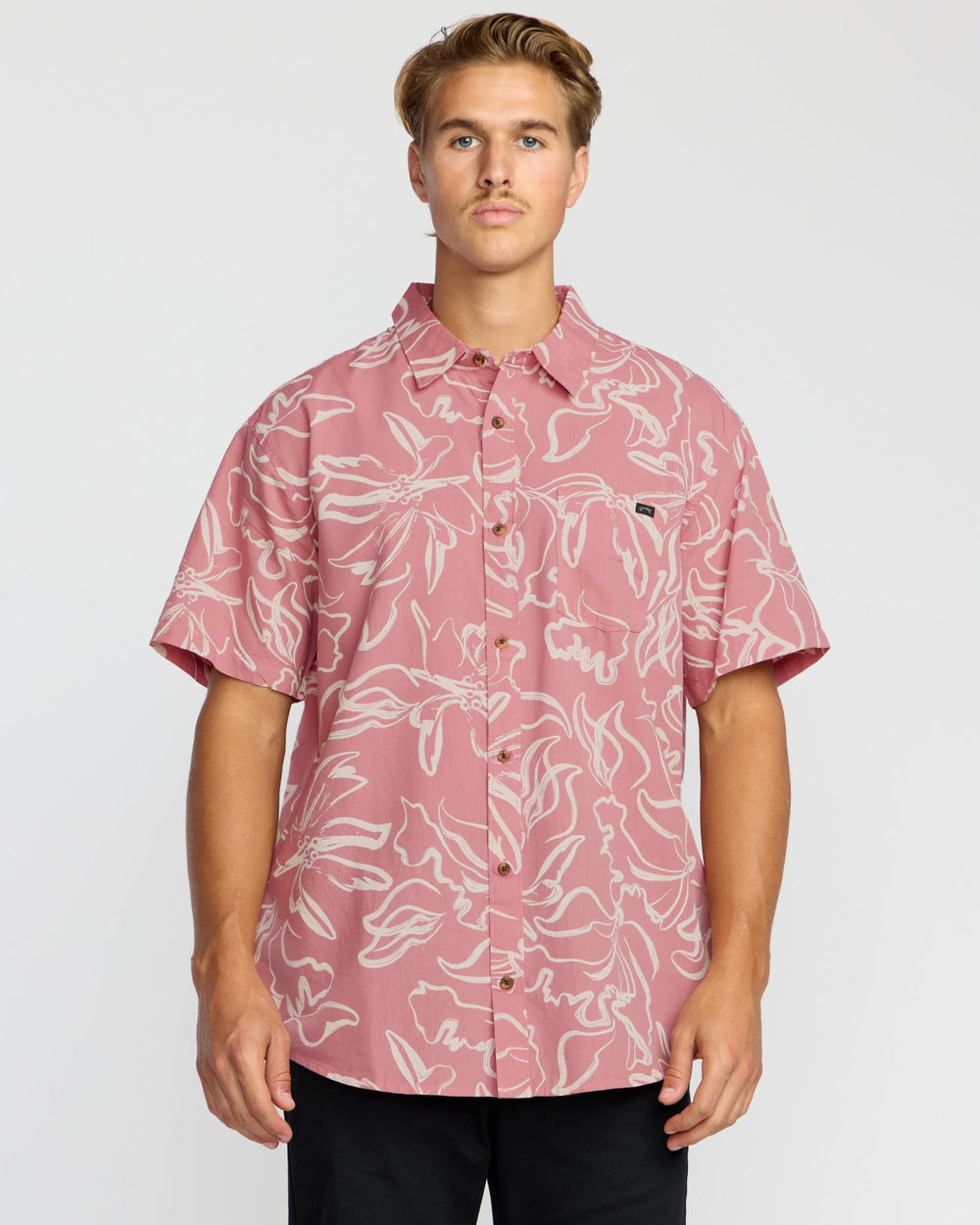 Sundays Short Sleeve Shirt - Faded Rose | Billabong Men