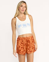 Sun Fade Printed Shorts - Orange Squeeze | Billabong Women