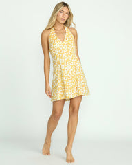 Sunny Sometimes Dress - Golden Peach | Billabong Women