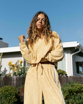 Sun Palm Terry Pullover Sweatshirt - Gold Coast | Billabong Women