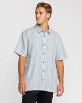 Sunshines Garage Short Sleeve Shirt - Stone Blue | Billabong Men