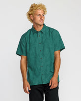 Sunshines Garage Short Sleeve Shirt - Teal | Billabong Men